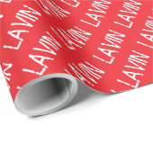 Namenspapier Geschenkpapier (Rolleneckpunkt)