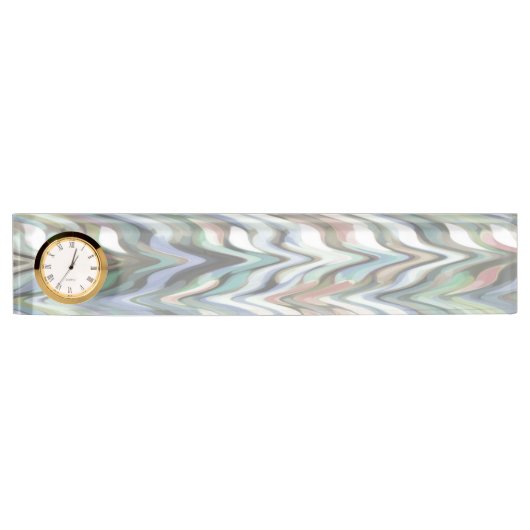 Namensplakette mit Uhr (Vorderseite)
