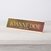 Namensplatte des Personalreferats Schreibtischnamensplakette (Vorderseite )