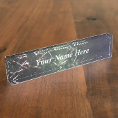 Namensplatte für Feuerwerkskörper Namensplakette (Seite)