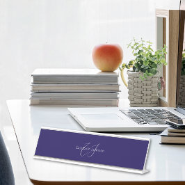 Namensplatte Schreibtischnamensplakette