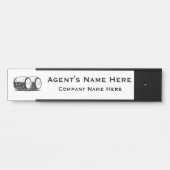 Namensplatte Türschild (Vorderseite )