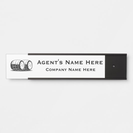 Namensplatte Türschild (Vorderseite )