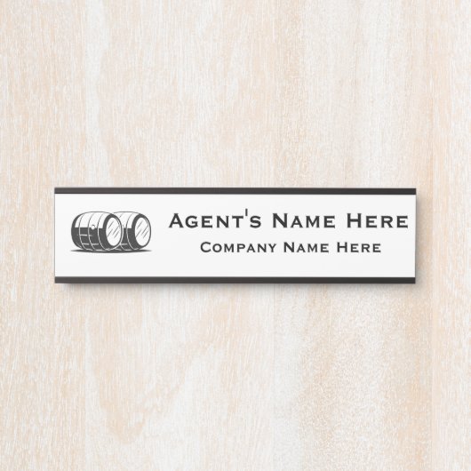 Namensplatte Türschild (Vorderseite )