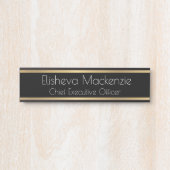 Namensplatte Türschild (Vorderseite )