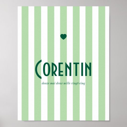 Namensposter Poster (Vorne)