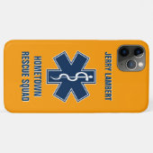 Namensschablone des Sanitäter-EMT Case-Mate iPhone Hülle (Rückseite (Horizontal))
