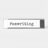 Namensschild #amwriting (Vorderseite )