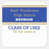 Namensschild! Custom Class Wiedersehen Stickers (Vorderseite)
