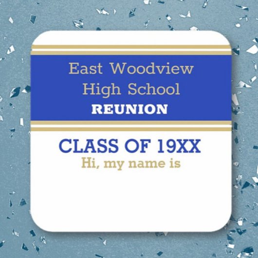 Namensschild! Custom Class Wiedersehen Stickers