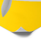 Namensschild der Familie Eiche Poster (Ecke)