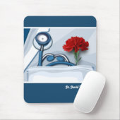 Namensschild des benutzerdefinierten Arztes Mousepad (Mit Mouse)