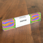 Namensschild des Whalesschreibens Namensplakette (Seite)