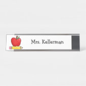 Namensschild für Apfel- und Bleistift-Lehrer (Vorderseite )