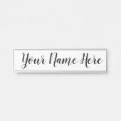 Namensschild für Arbeit (Vorderseite )