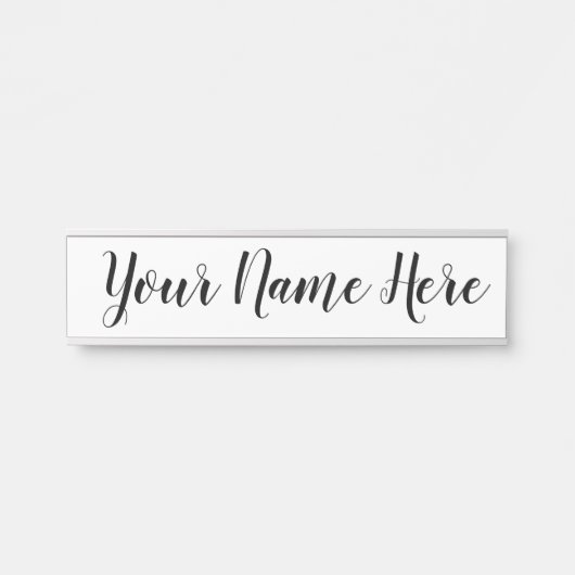 Namensschild für Arbeit (Vorderseite )