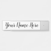 Namensschild für Arbeit (Vorderseite )