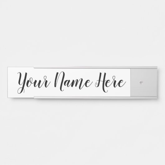 Namensschild für Arbeit (Vorderseite )