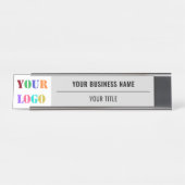 Namensschild für benutzerdefinierte Firmenlogos (Vorderseite )