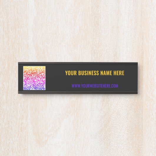 Namensschild für benutzerdefinierten QR-Code - Far (Vorderseite )