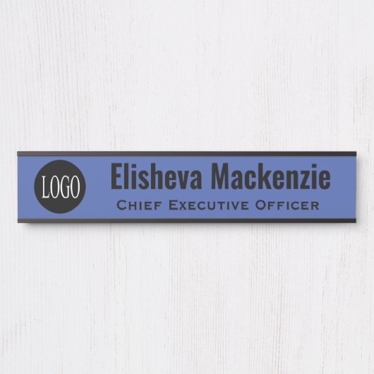 Namensschild für das Blue Office-Logo (Vorderseite )