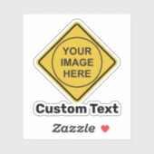 Namensschild für die benutzerdefinierte Warnung Di Aufkleber (Blatt)