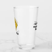 Namensschild für die benutzerdefinierte Warnung Di Glas (Links)