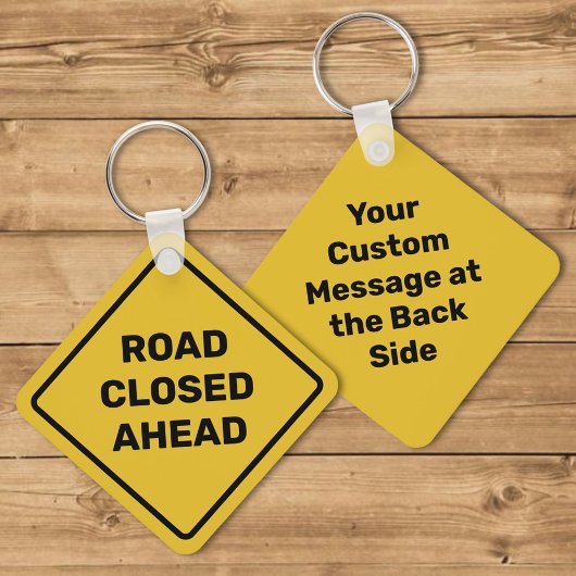 Namensschild für die benutzerdefinierte Warnung Di Schlüsselanhänger