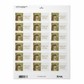 Namensschild für die Heilige Krippe Adressaufkleber (Vorne)