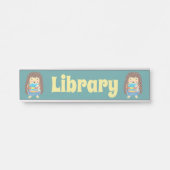 Namensschild für die Schulbibliothek (Vorderseite )
