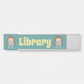Namensschild für die Schulbibliothek (Vorderseite )