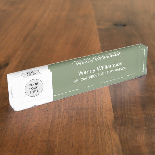 Namensschild für Firmenlogos Namensplakette