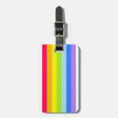 Namensschild für helle Regenbogenwolke Gepäckanhänger (Vorderseite vertikal)