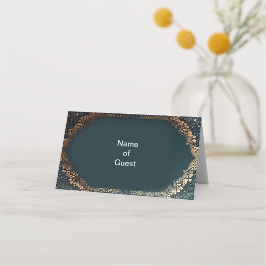 Namensschild für Hochzeitstische Platzkarte (Vorderseite)