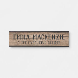 Namensschild für Holzkörner