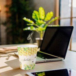 Namensschild für Hummeln, Honigblütenblätter Milchtasse