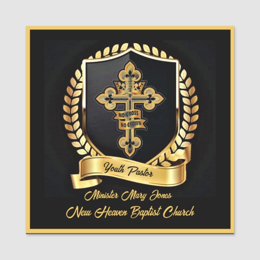 Namensschild für Jugendpasti (Vorderseite)