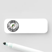 Namensschild für Musik (Beispiel)