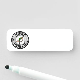 Namensschild für Musik