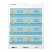 Namensschild für nautische Segelboote (Vorne)