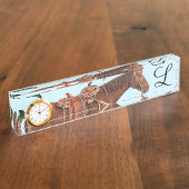 Namensschild für Pferde Namensplakette (Seite)