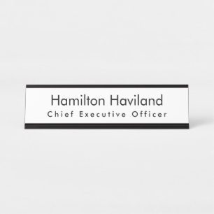 Namensschild für Schreibtisch oder Wand HAMbyWG