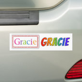 Namensschild Gracie Aufkleber Autoaufkleber (Auf Auto)
