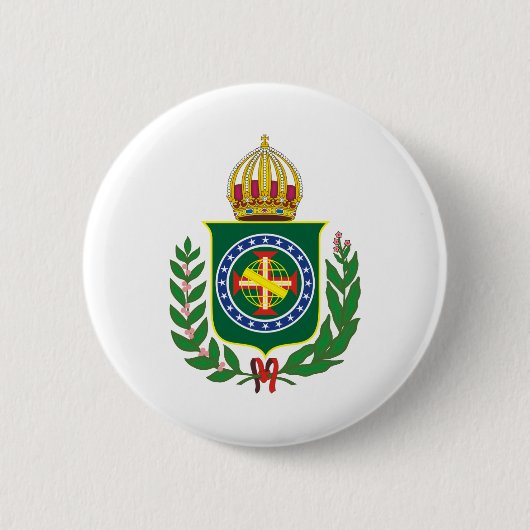 Namensschild Imperium Brasiliens Button (Vorderseite)