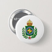 Namensschild Imperium Brasiliens Button (Vorne & Hinten)