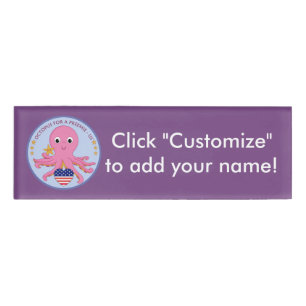 Namensschild-Krake für ein Frühchen US Namenschild