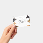 Namensschild Logo des Tierarztes des Abzeichens Ausweis (Handheld)