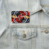 Namensschild mit deutschen Farben (Beispiel)