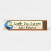 Namensschild mit Logo (Vorderseite )