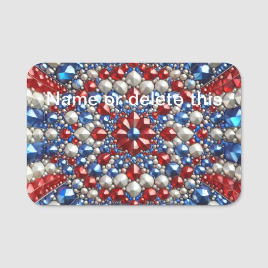 Namensschild mit niederländischen Farben (Vorderseite)